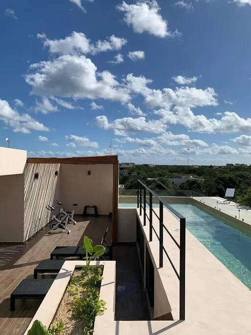 Gautama - La Veleta, Depto Con Roof Y Alberca Apartment Tulum